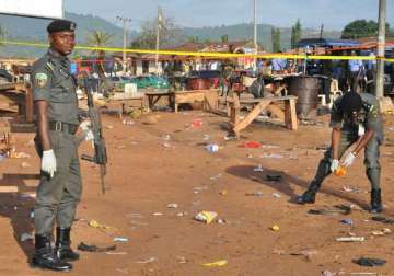 nigeria suicide bombers kill 40 including in 2 mosques