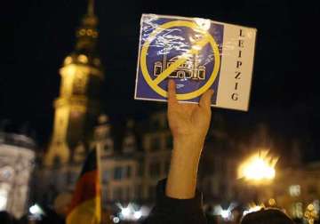huge rally against anti islam demonstration staged in germany