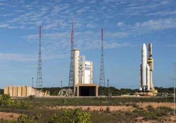 ariane 5 rocket carries isro s gsat 16 satellite into orbit