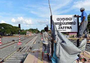 sri lanka restores railway to tamil heartland after 24 years