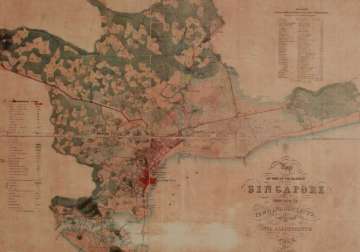 pm modi gifts singapore pm reproduction of 1849 map