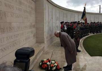 pm modi pays tribute to indian soldiers slain in wwi