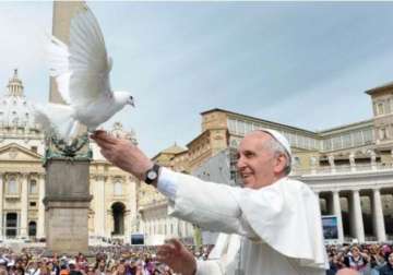 stop war in the name of god pope francis