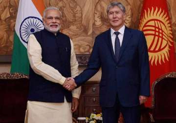 india kyrgyzstan can do much together to ensure regional peace modi