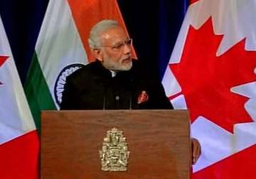 visit will herald a new era in india canada ties pm modi