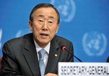 un secretary general always encourages india pak for talks