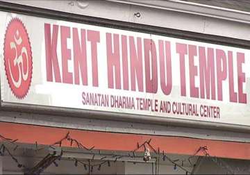 another hindu temple vandalised in the united states
