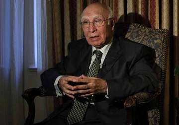 pakistan wants result oriented dialogue with india sartaj aziz