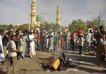 police blasts at mosque in nigeria kill 120 people