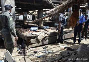 presumed boko haram bombing kills 32 in nigeria s yola city