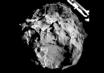 european spacecraft philae lander creates history touches down on a speeding comet