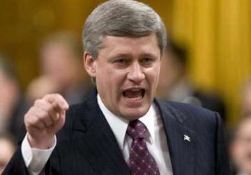 canada will never be intimidated says pm stephen harper after attack on parliament