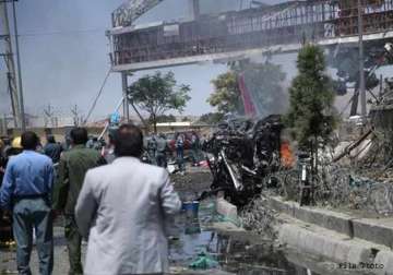suicide car bomb attack kills 1 near kabul airport