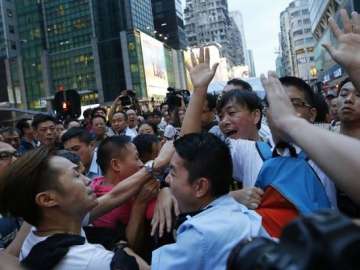 protests in hong kong after government calls off talks