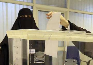 initial results show 3 saudi women elected for first time