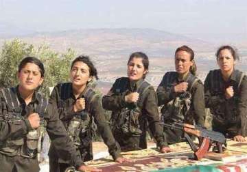 kurdish women fighters an unprecedented example of equality in middle east