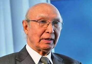 pakistan not hopeful about talks resuming with india nsa sartaz aziz