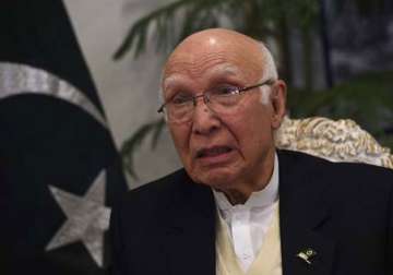 indian hue and cry over f 16 sale to pakistan unfortunate sartaz aziz