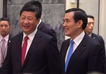 china taiwan presidents meet for 1st time ever shake hands