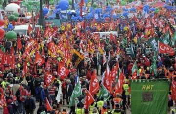 anti austerity protests sweep across europe