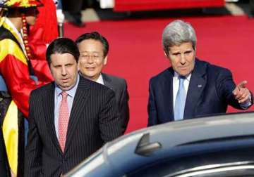 john kerry in south korea to talk security cyber issues