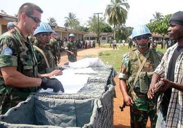 un s liberian mission with indian policing extended