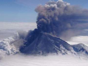 alaska s most active volcano starts erupting