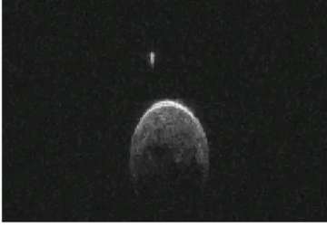 asteroid that flew past earth has small moon