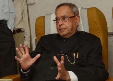 there is a sign of optimism in india pranab mukherjee