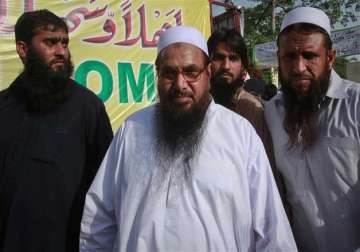 hafiz saeed appears in public after pak claim of banning jud