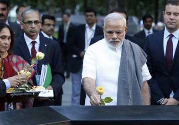 modi visits ground zero in new york pays homage to 9/11 terror attack victims