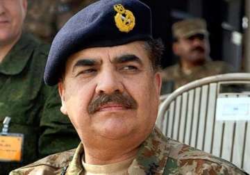 pakistan army chief raheel sharif discuss security situation