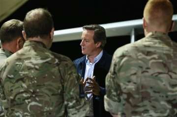 britain s david cameron on surprise visit to afghanistan