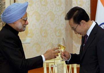 india s korea to boost political security trade ties