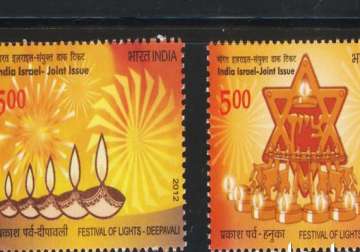 india and israel release stamps to mark 20 years of ties