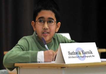 indian origin boy sathwik karnik wins national geographic bee contest in us