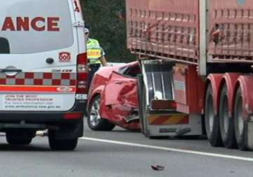 indian origin trucker crashes into car in australia kills four