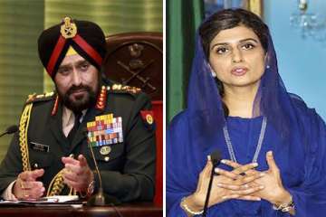 indian army chief s remarks very hostile hina rabbani khar