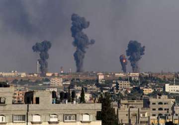 israel bombs gaza hamas fires rockets 37 killed