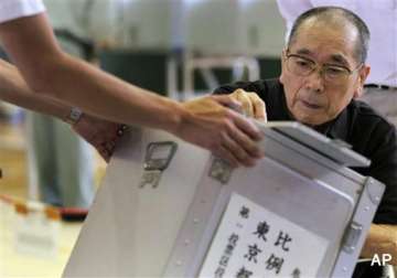 japan upper house vote to set ruling bloc s power