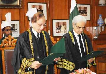 justice jillani sworn in as pakistan chief justice