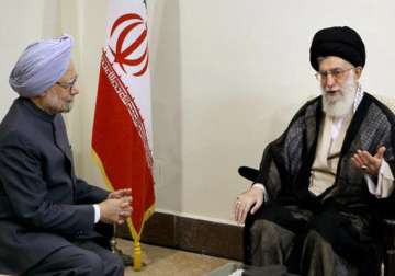 khamenei remembers gandhi nehru in his meeting with pm