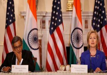 krishna tells clinton us can t have selective approach on terror