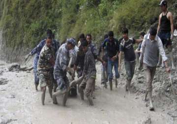 landslides floods kill 50 displace 12 000 in nepal