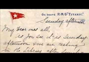 letter written aboard titanic sells for usd 200 000