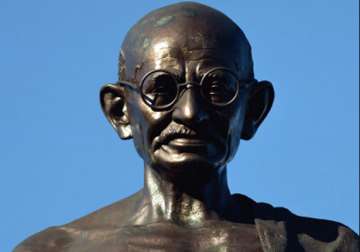 mahatma gandhi s bust unveiled in cairo