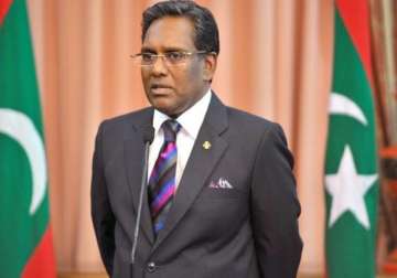 maldivian president says he will stay on until run off