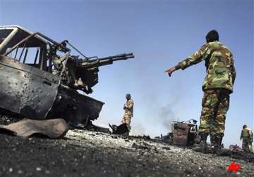 nato leaders vow to oust gaddafi libyan army pounds misurata