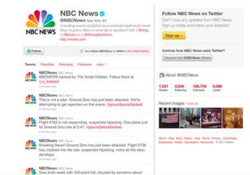 nbc news twitter account hacked