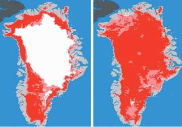 nasa stunned as 97 pc ice suddenly melts in greenland